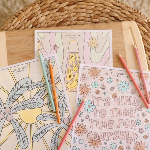 Mental Health Coloring Sheets
