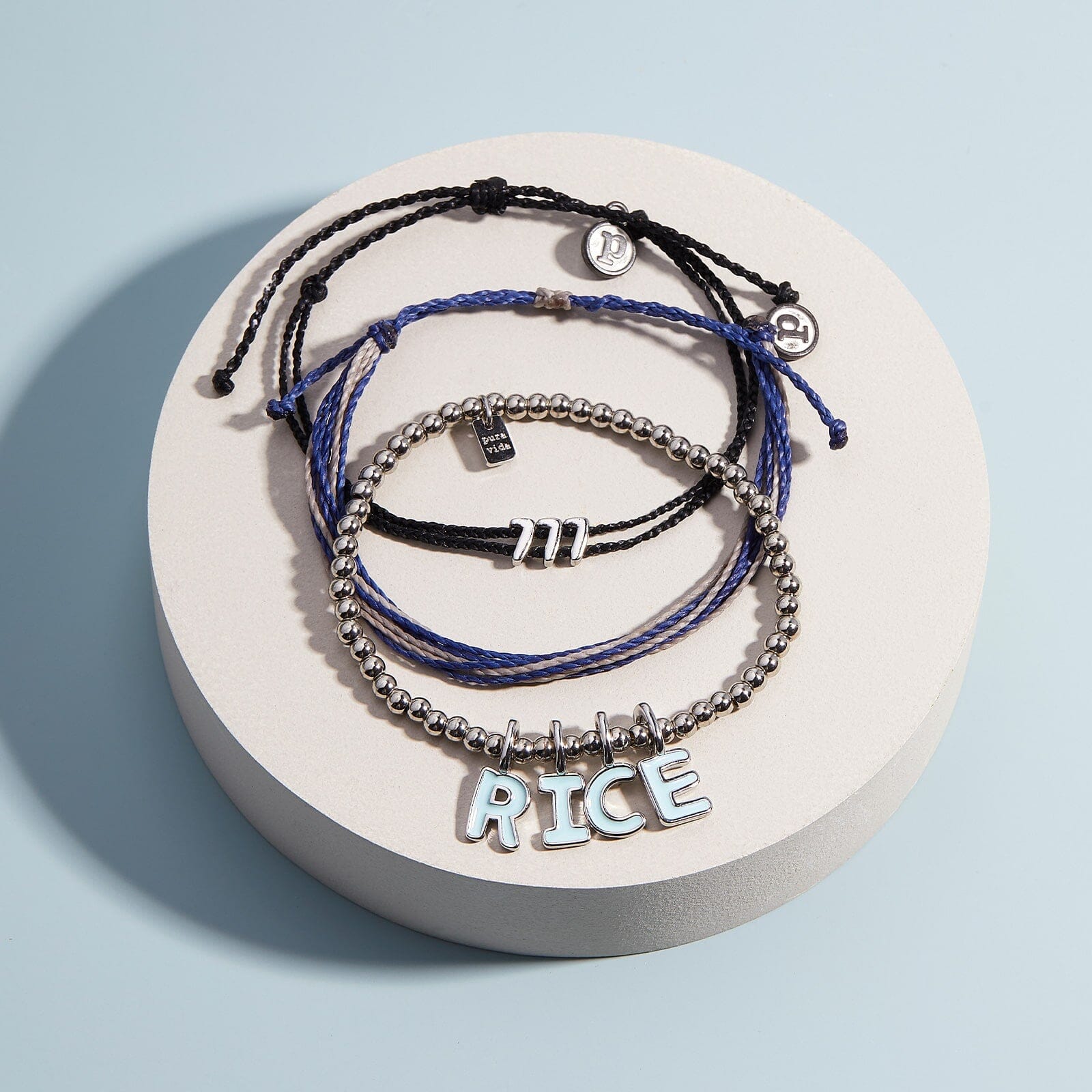 Navy & Grey Bracelet