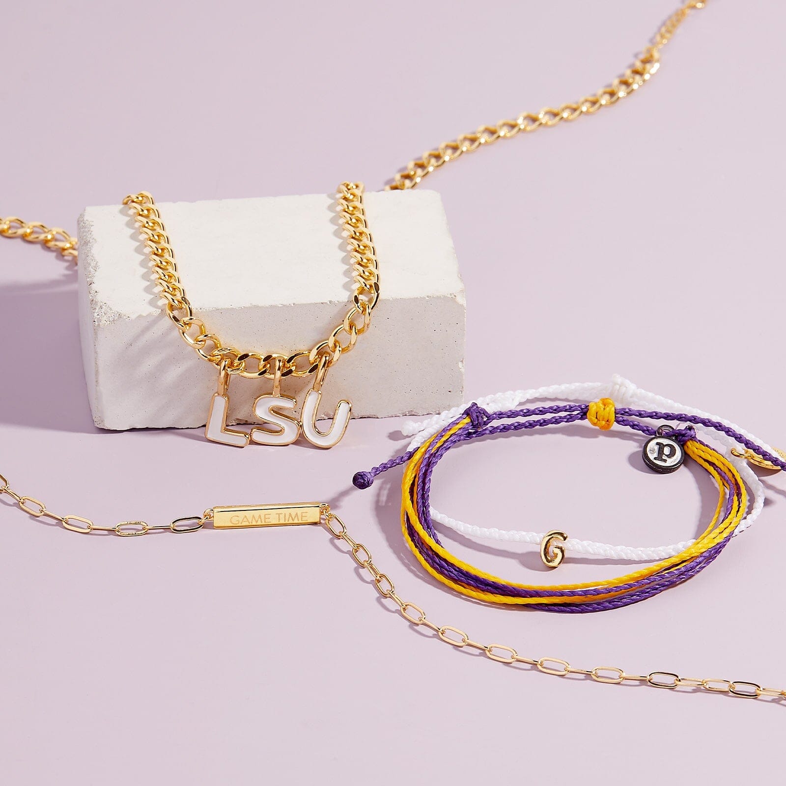 Purple & Yellow Bracelet