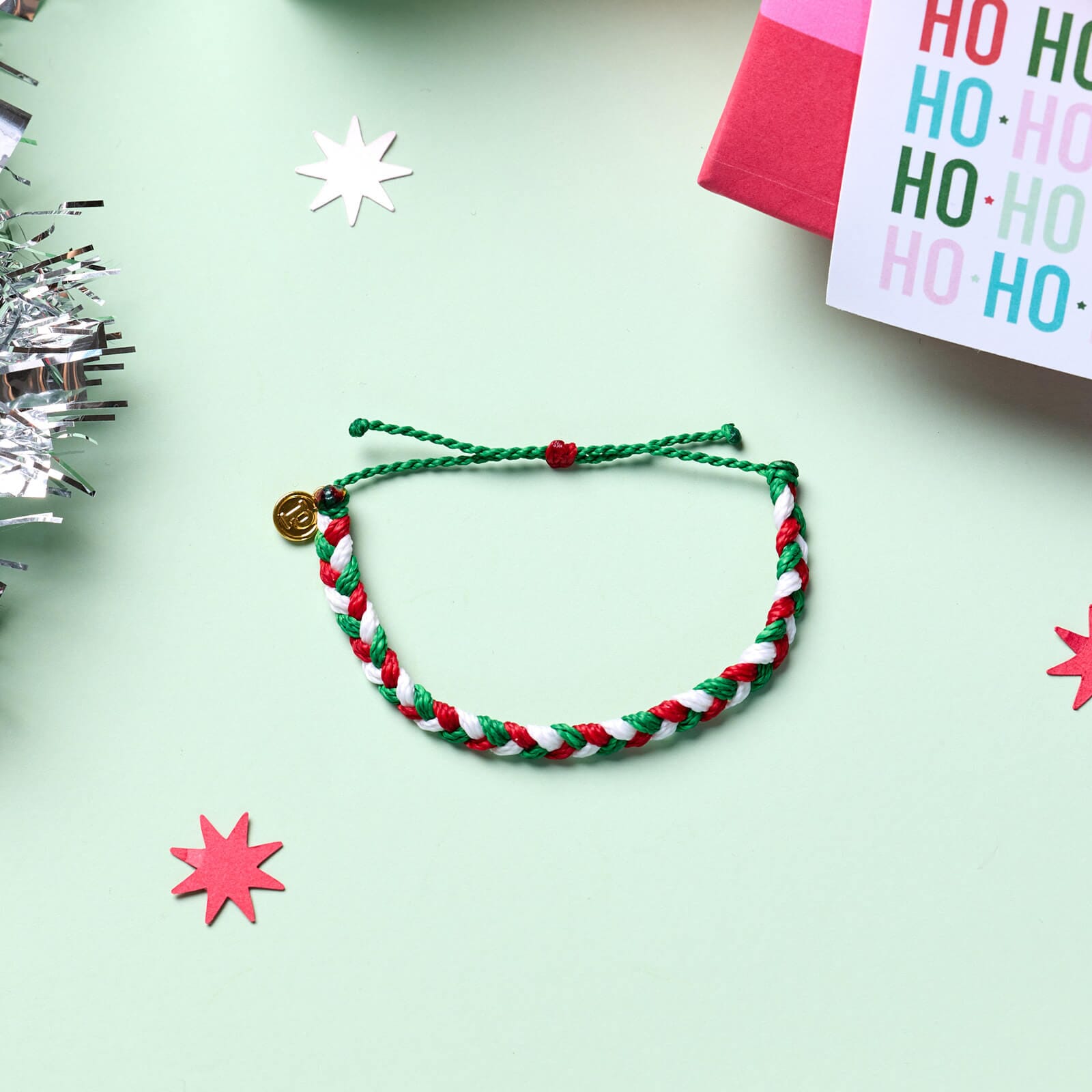 Under the Mistletoe Braided Bracelet
