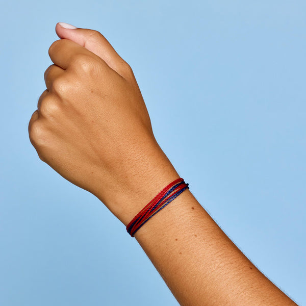 Red & Navy Bracelet