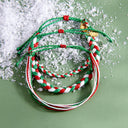 Under the Mistletoe Mini Braided Bracelet