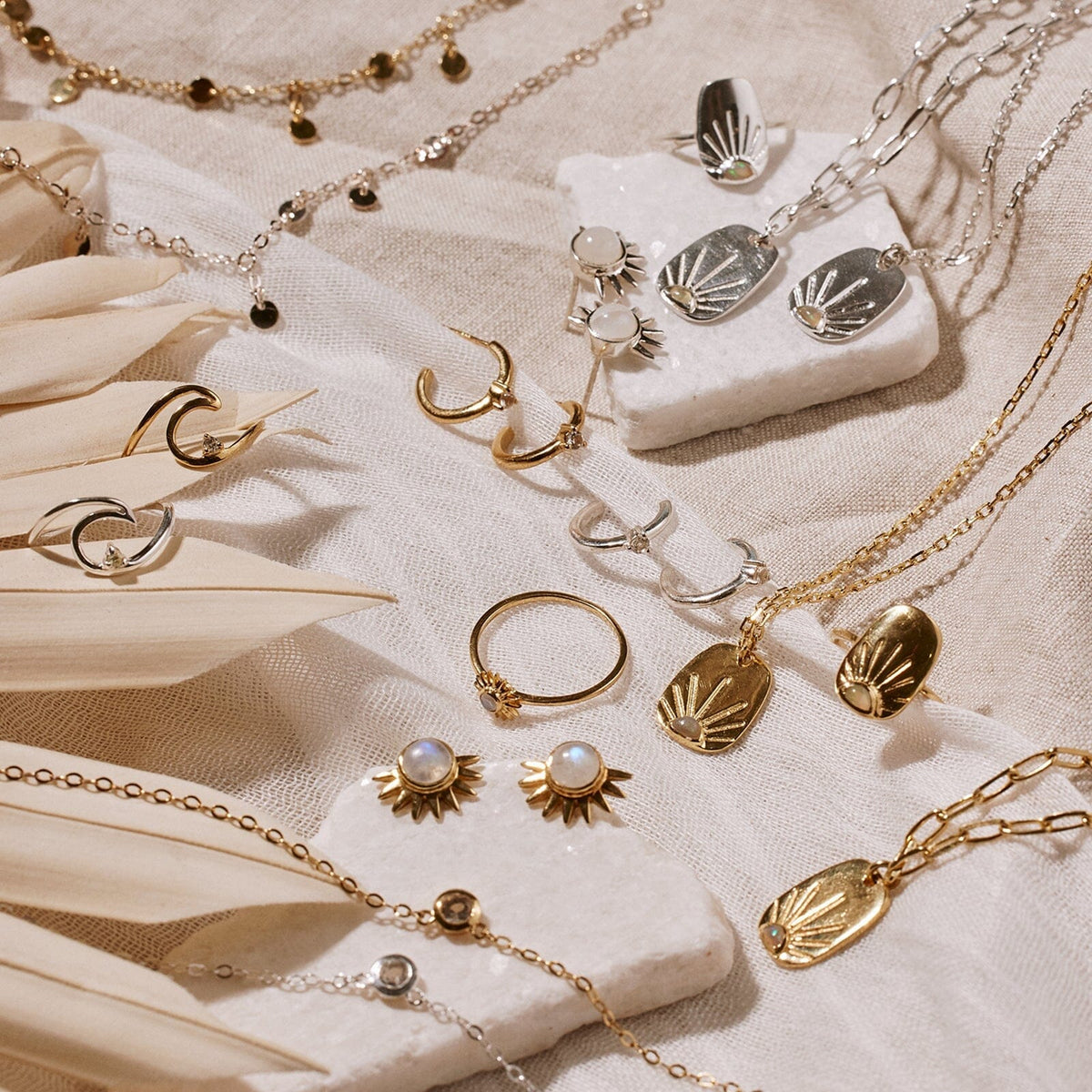 Sunshine Tag Chain Necklace