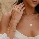 Sunshine Tag Chain Bracelet