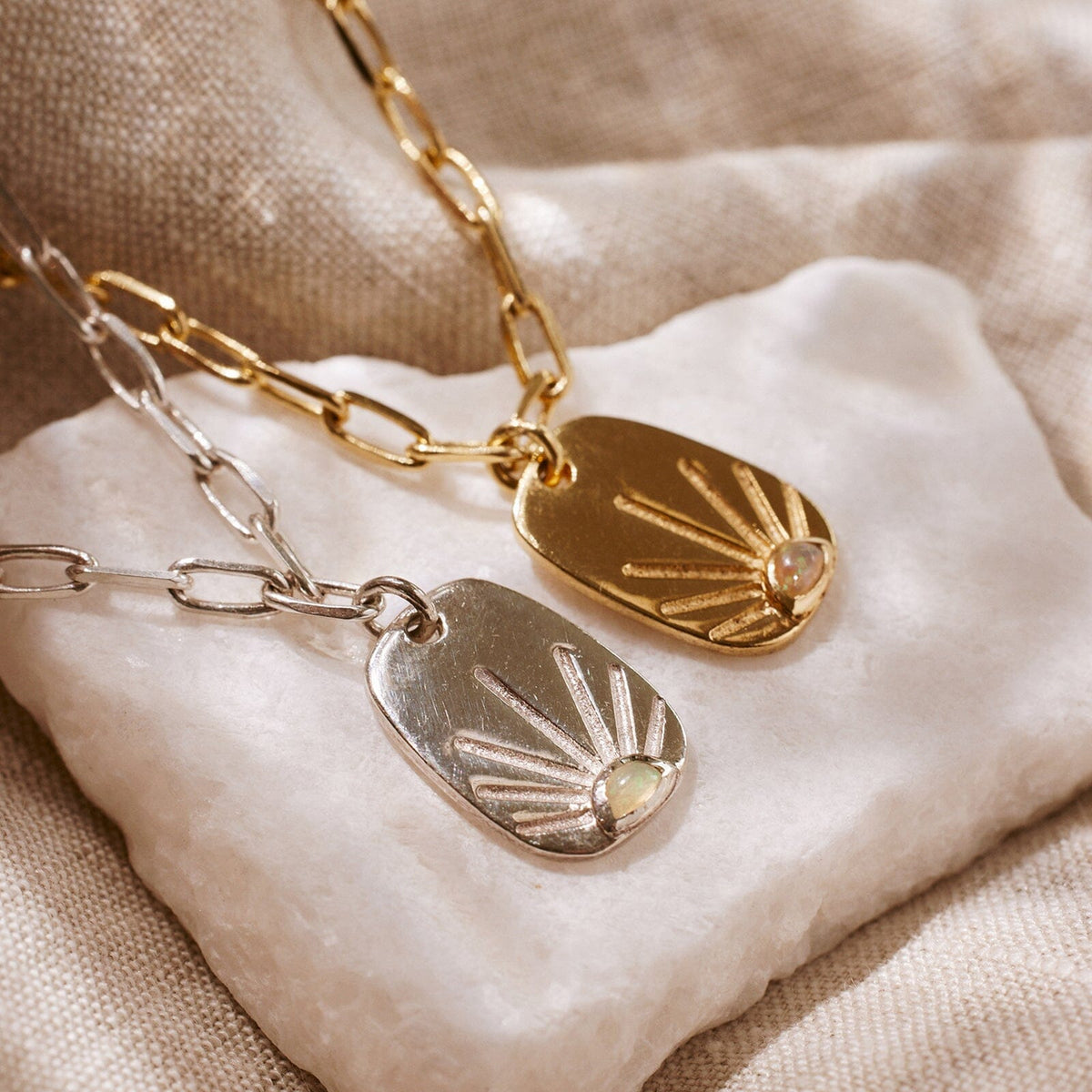 Sunshine Tag Chain Bracelet