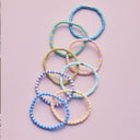 Vacation Vibes Bright Stretch Bracelet Set of 8