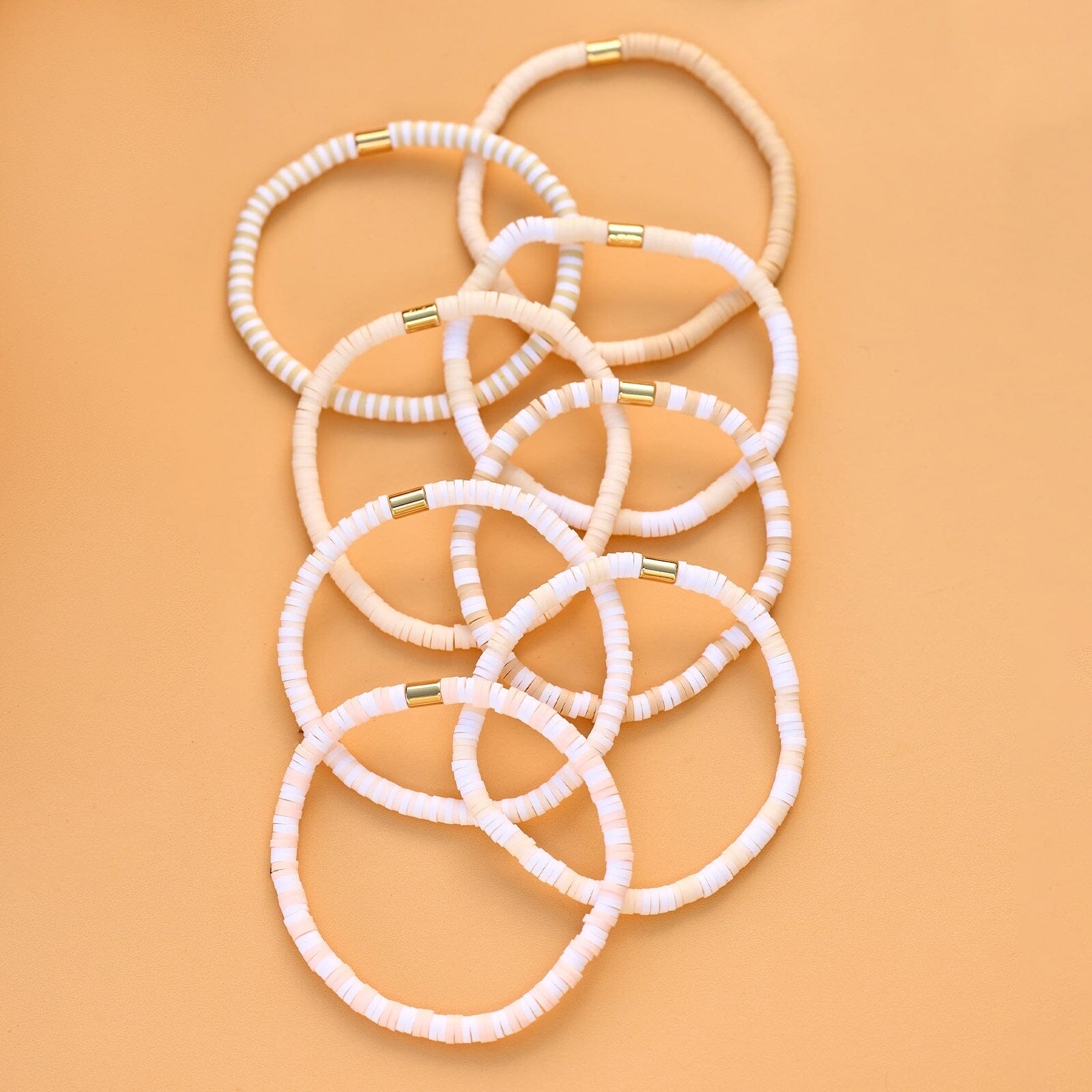 Leche Stretch Bracelet Set of 8