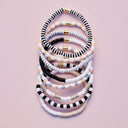 Vacation Vibes Neutral Stretch Bracelet Set of 8