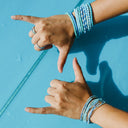 Out to Sea Vinyl Stretch Bracelet Set of 8