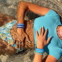 Out to Sea Vinyl Stretch Bracelet Set of 8