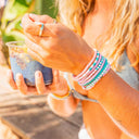 Spring Break Stretch Bracelet Set of 8