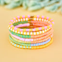 Sunset Beach Stretch Bracelet Set of 8