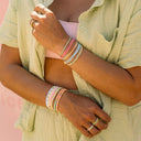 Sunset Beach Stretch Bracelet Set of 8