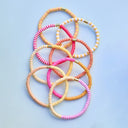 Warm Breeze Stretch Bracelet Set of 8