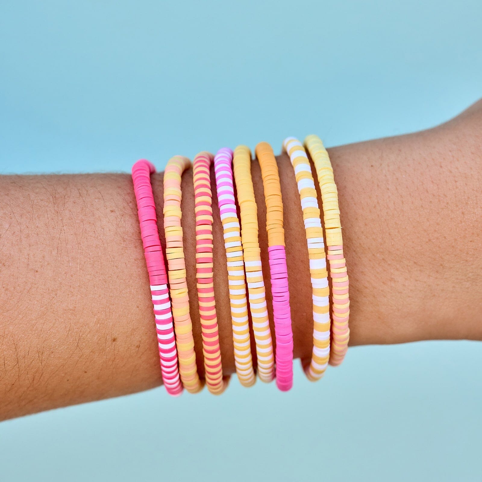 Warm Breeze Stretch Bracelet Set of 8