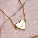 Demi-Fine Engravable Heart Choker