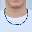 Men's Mixed Seed Bead Necklace