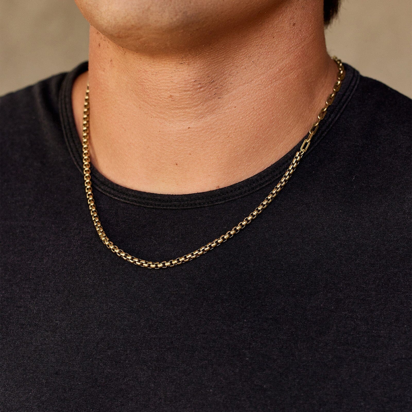Men's Rolo Chain Necklace
