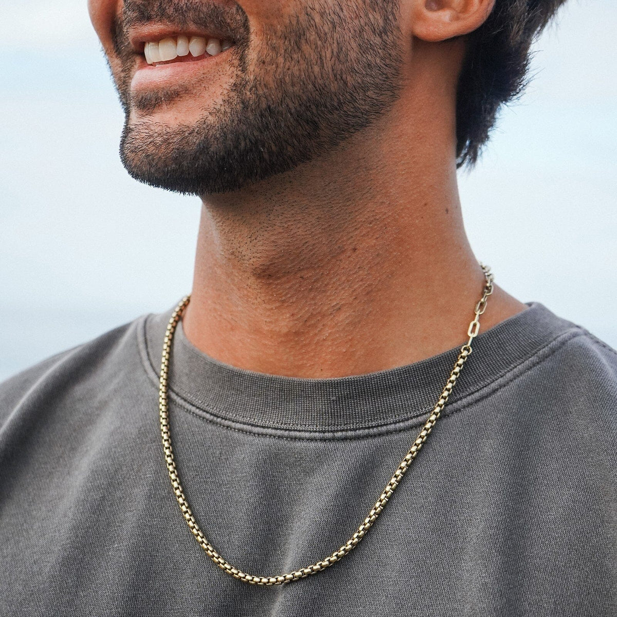 Men's Rolo Chain Necklace