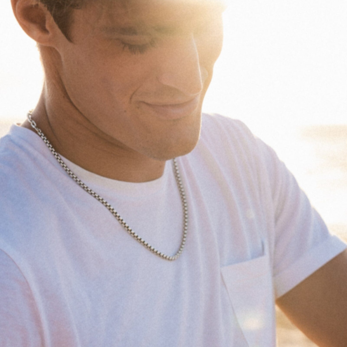 Men's Rolo Chain Necklace