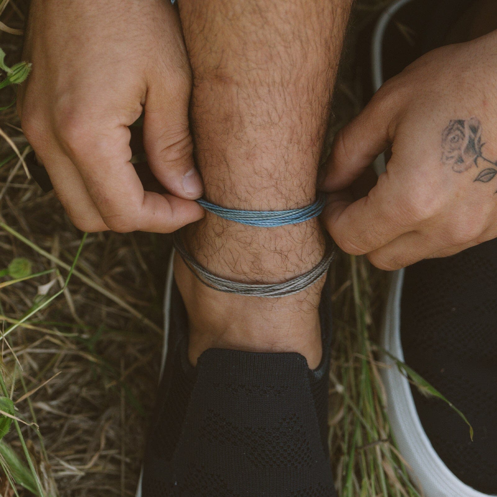 Men's Alpine Blue Anklet