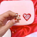 Stone & Enamel Heart Ring