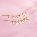 Harper Stone & Enamel Heart Charm