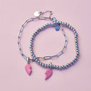 Harper Enamel BFF Heart Charm Set