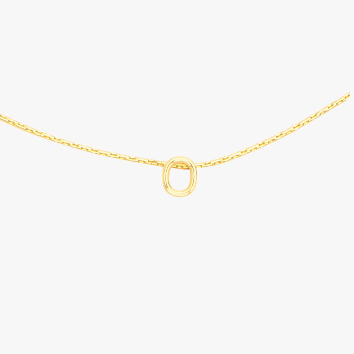 Snake Chain Alphabet Necklace