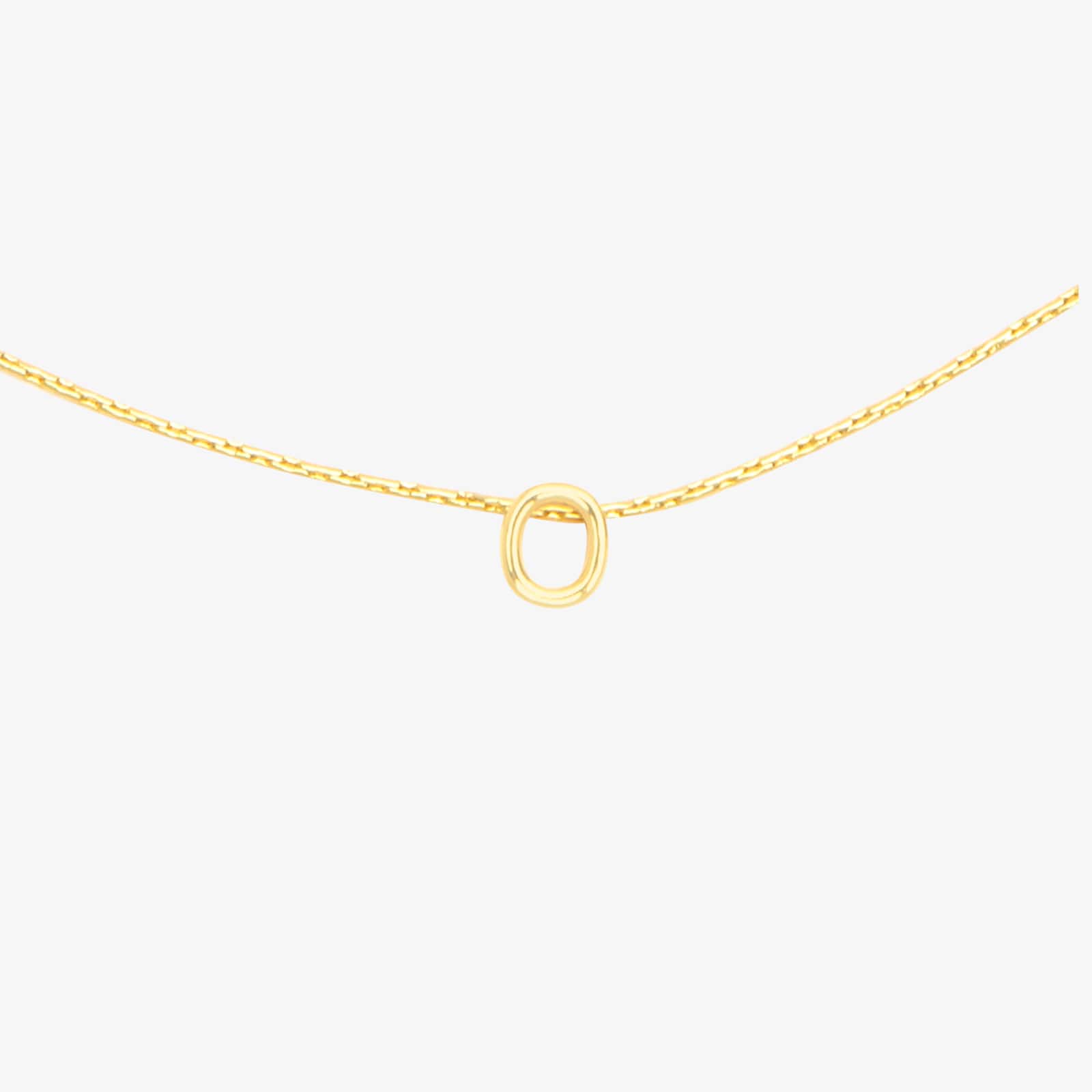 Snake Chain Alphabet Necklace