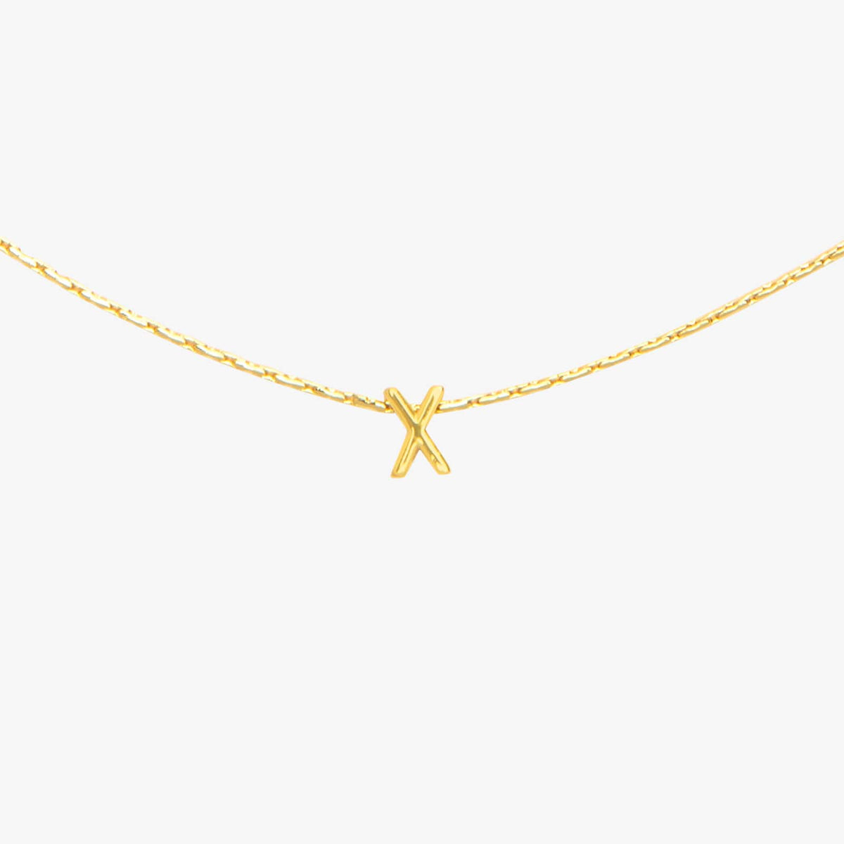 Snake Chain Alphabet Necklace