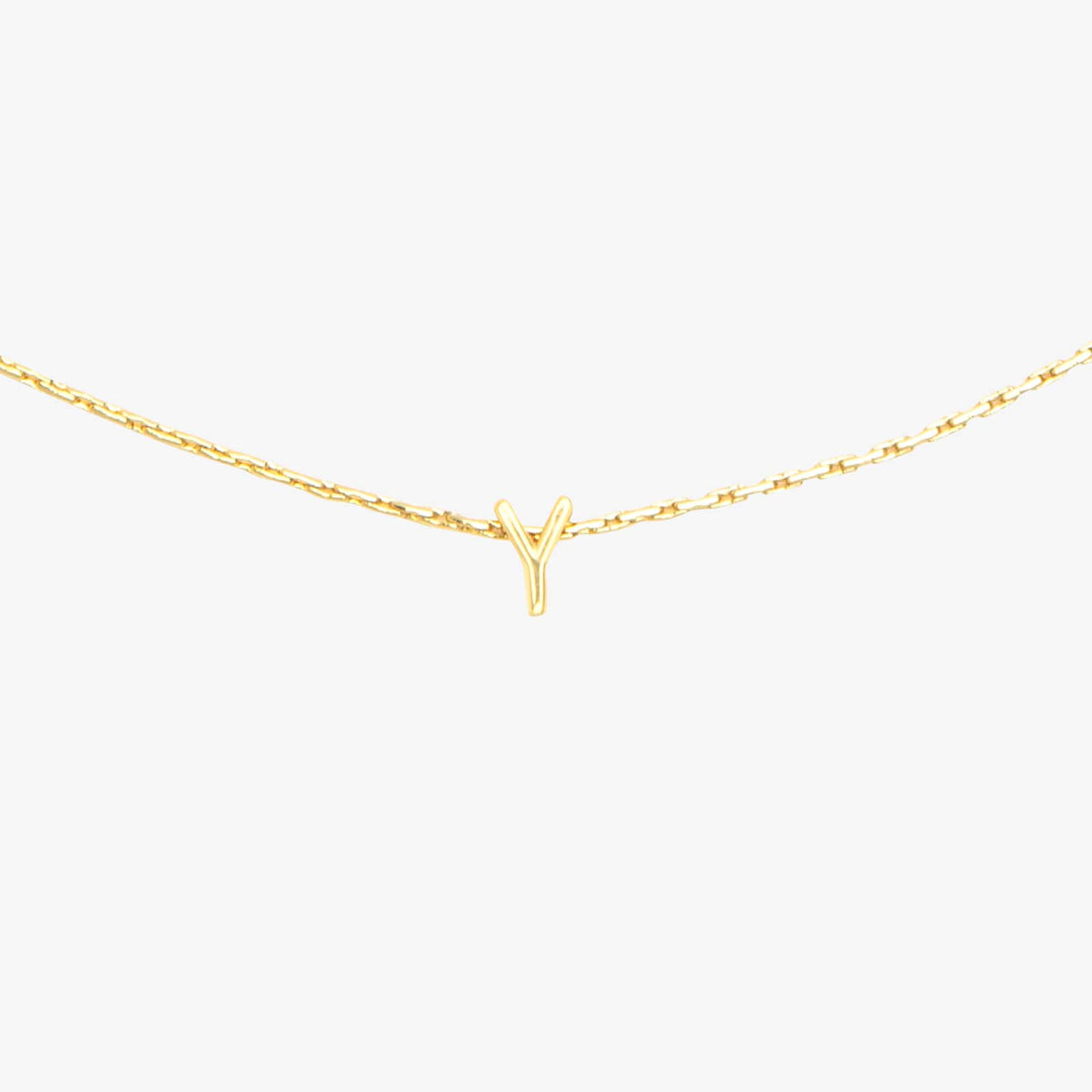 Snake Chain Alphabet Necklace