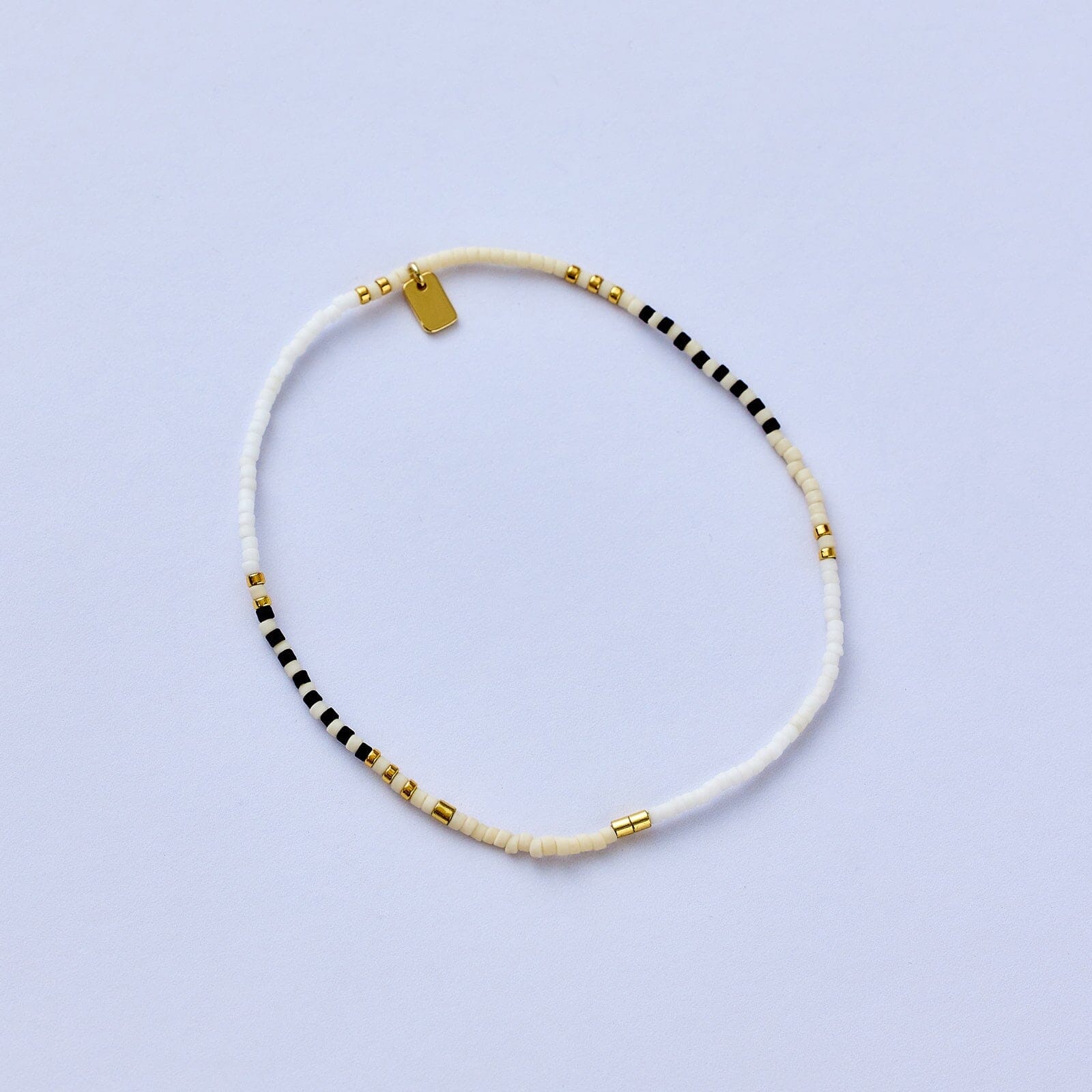 Monochrome Stretch Anklet