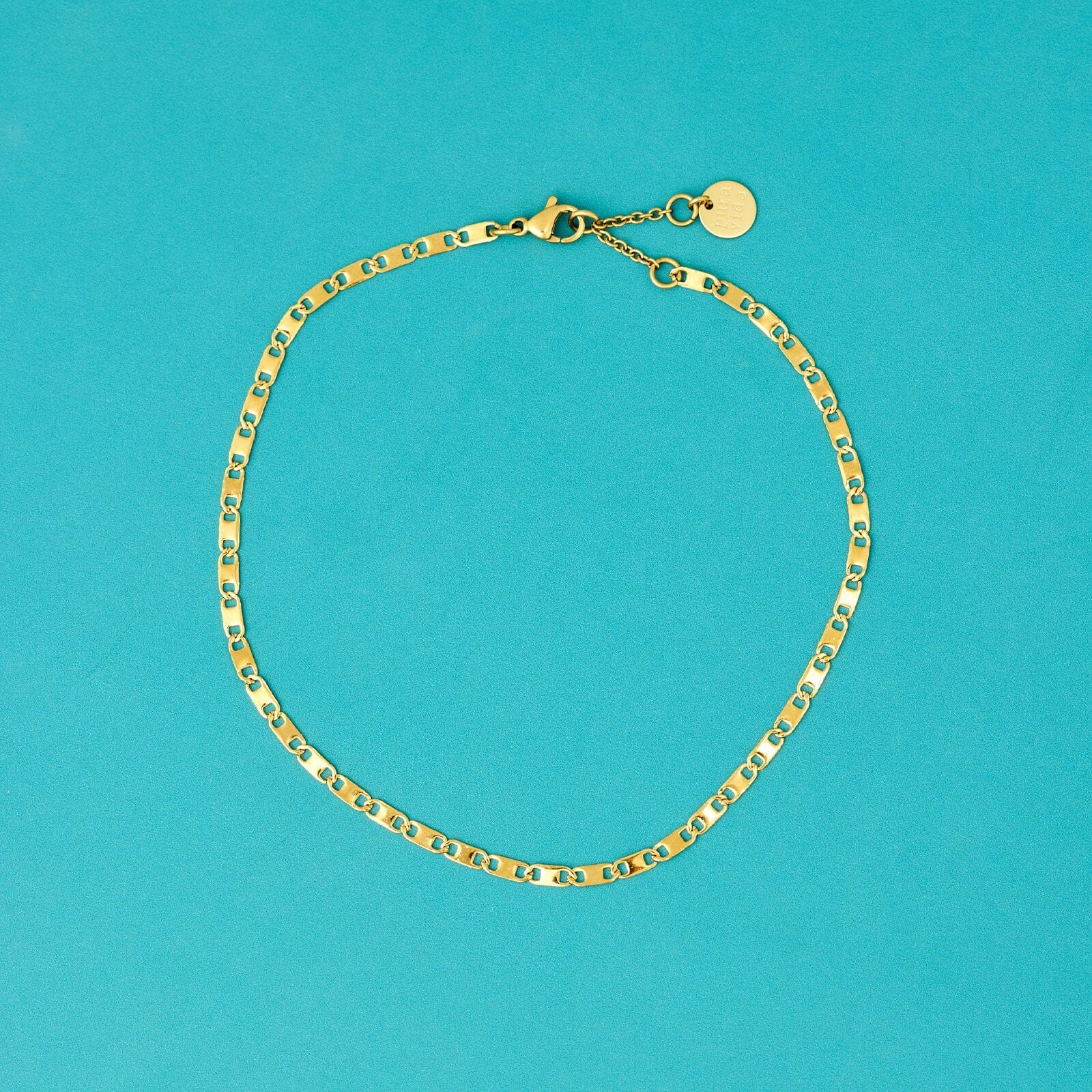 Surfrider Mirror Chain Anklet