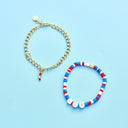 USA Disc Stretch Bracelet