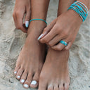 Seafoam Dream Stretch Anklet
