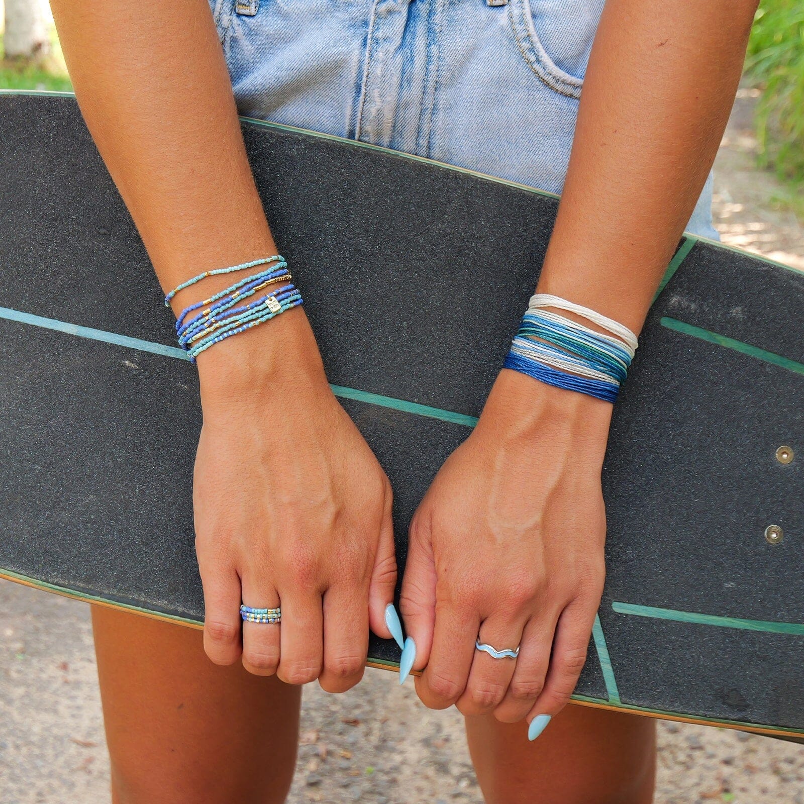 Out to Sea Stretch Ring Set of 3