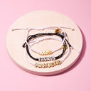 Bubble Letter Bracelet