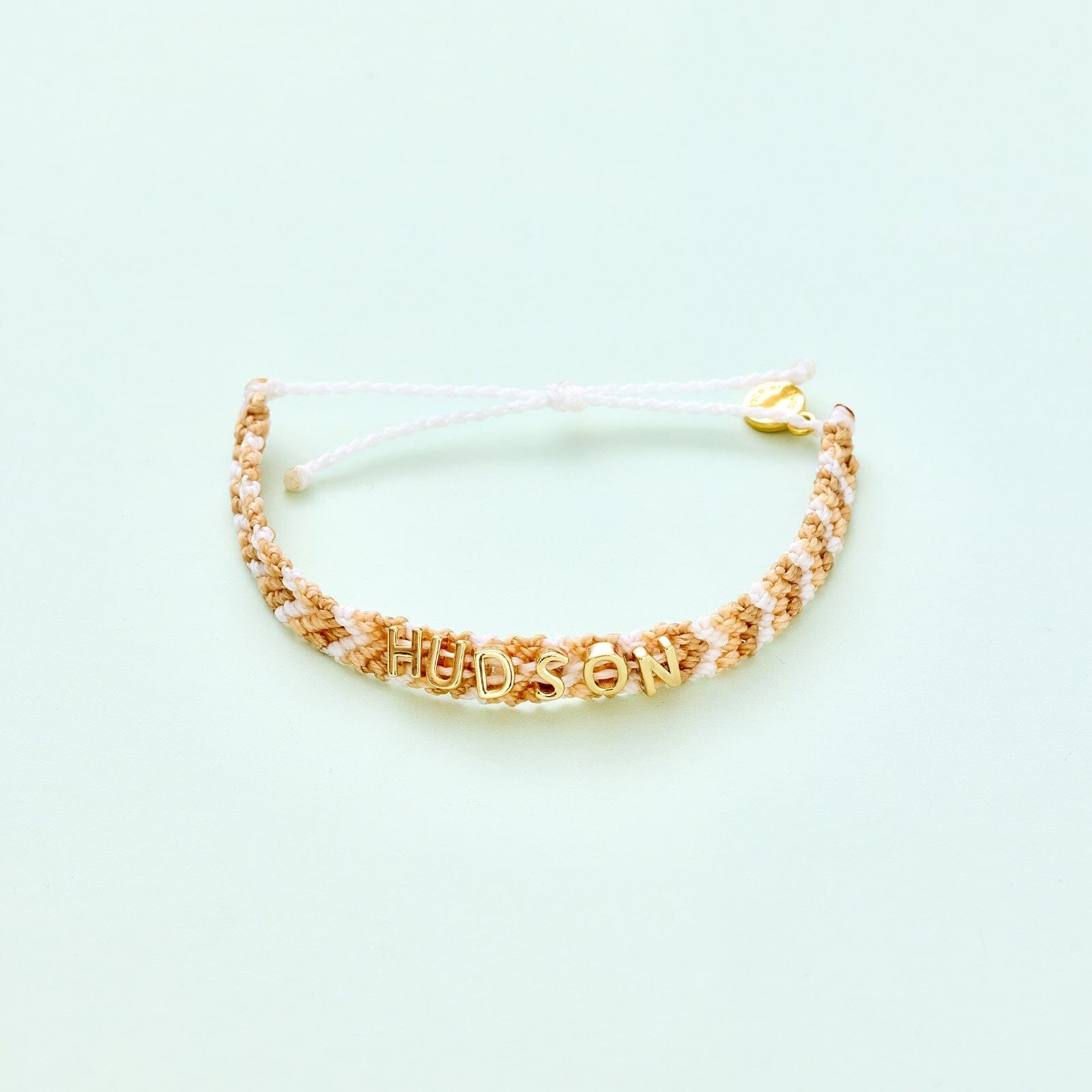 Neutral Woven Chevron Bracelet