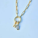 Harper Round Charm Chain Necklace