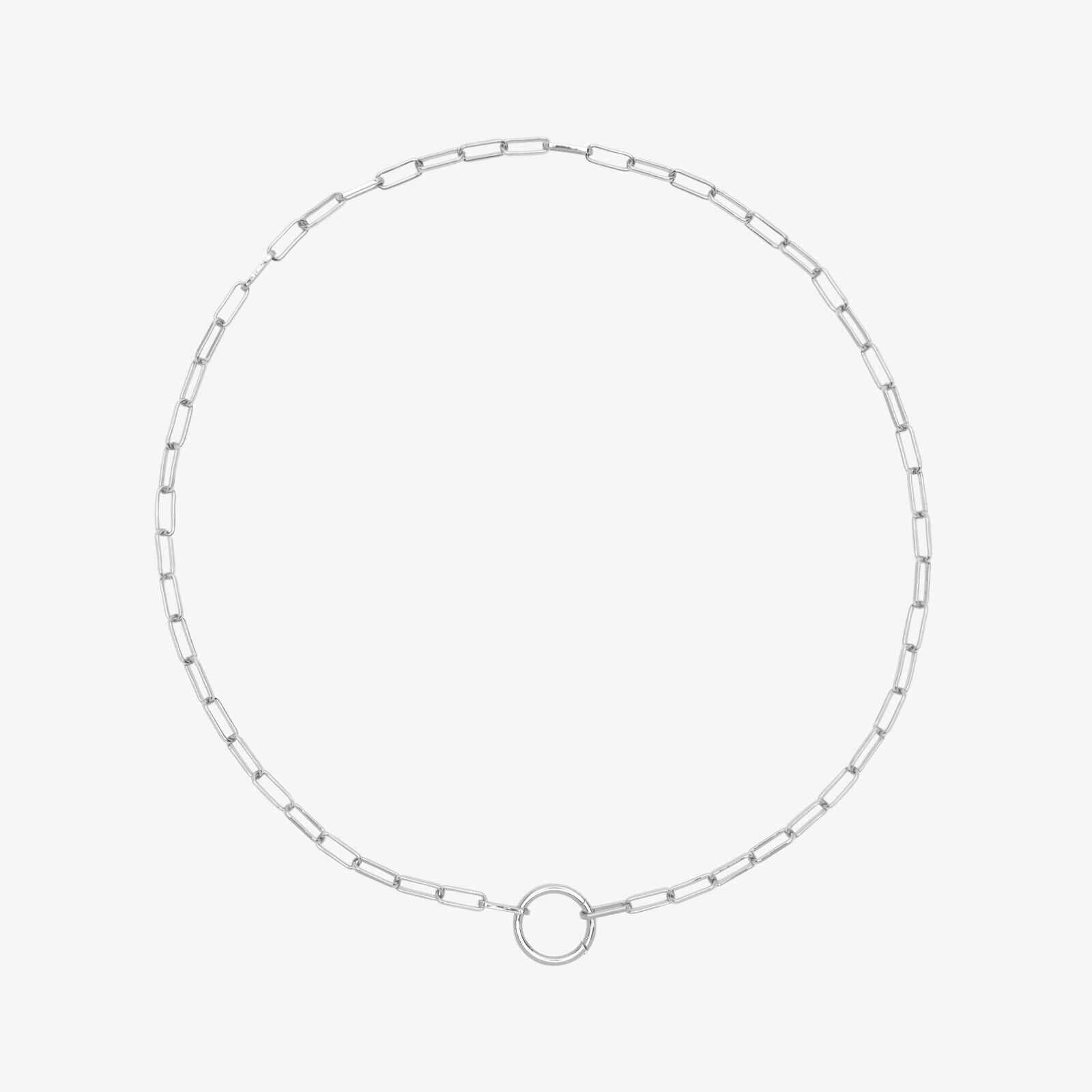 Harper Round Charm Chain Necklace