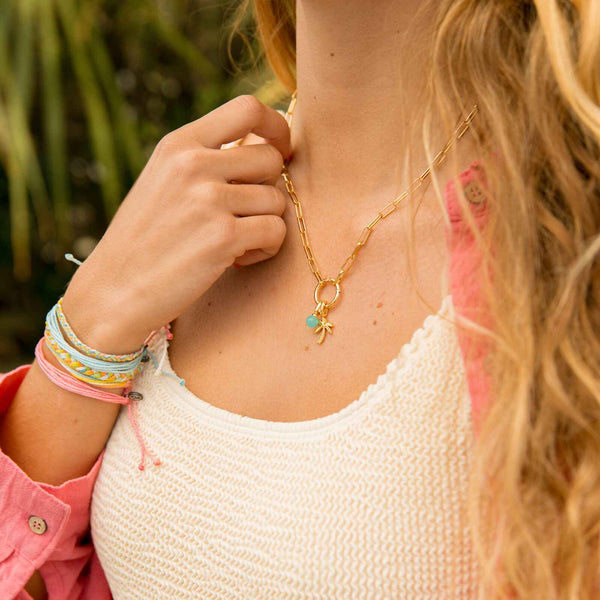 Harper Chalcedony Bead Charm