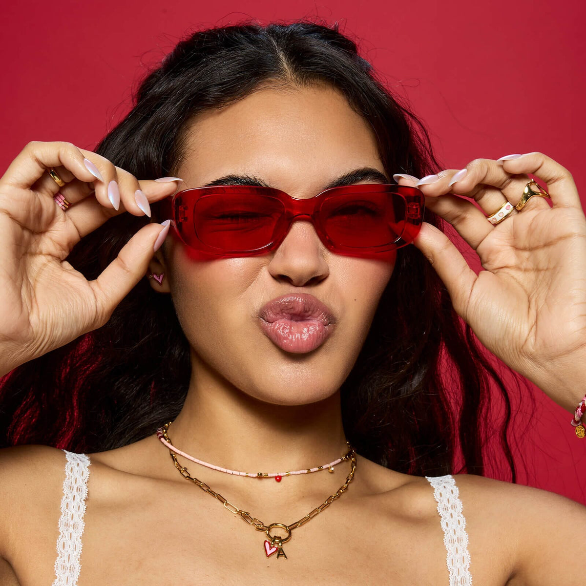 Harper Abstract Heart Charm