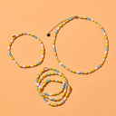 Neon Lights Stretch Anklet