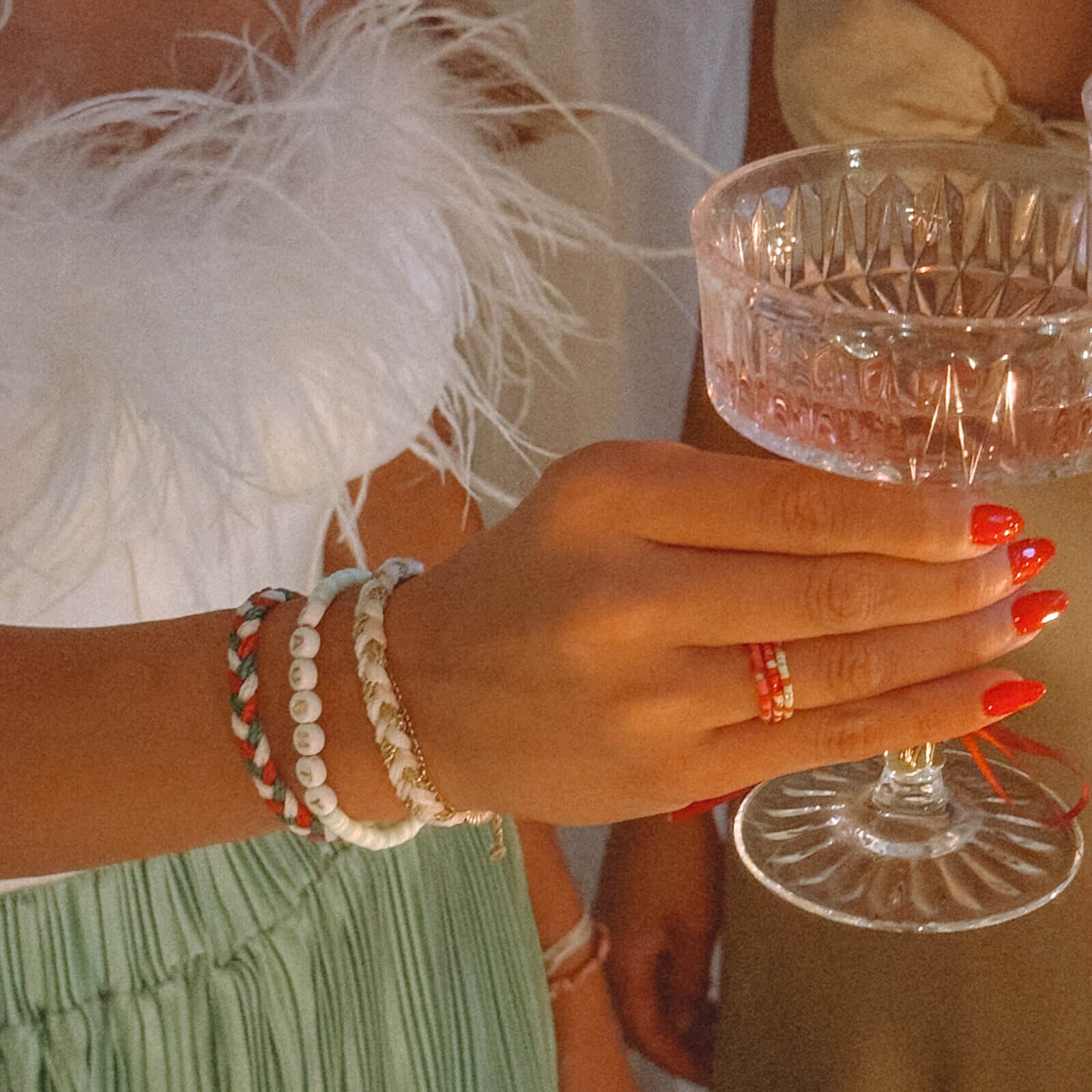 Naughty or Nice Stretch Bracelet Set