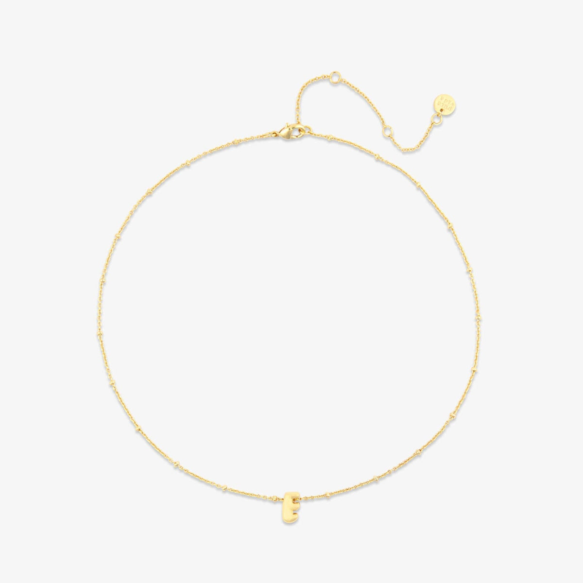 Alphabet Satellite Chain Choker