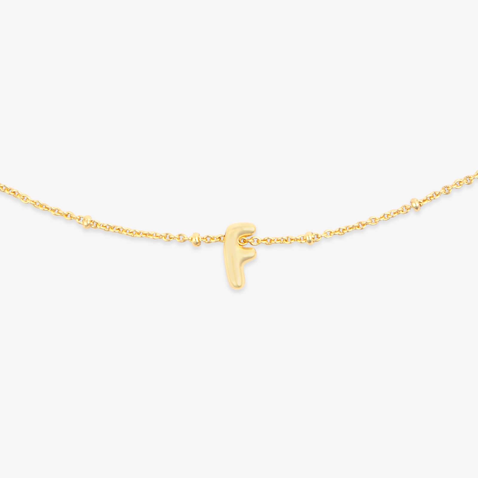 Alphabet Satellite Chain Choker