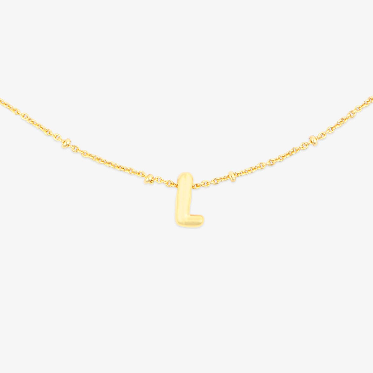 Alphabet Satellite Chain Choker