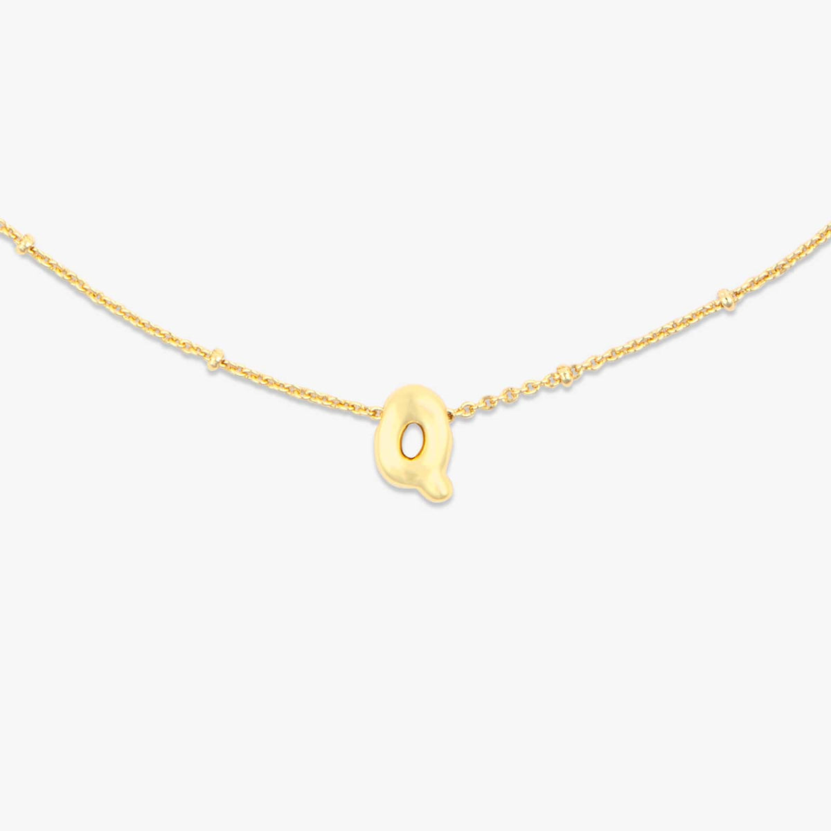 Alphabet Satellite Chain Choker
