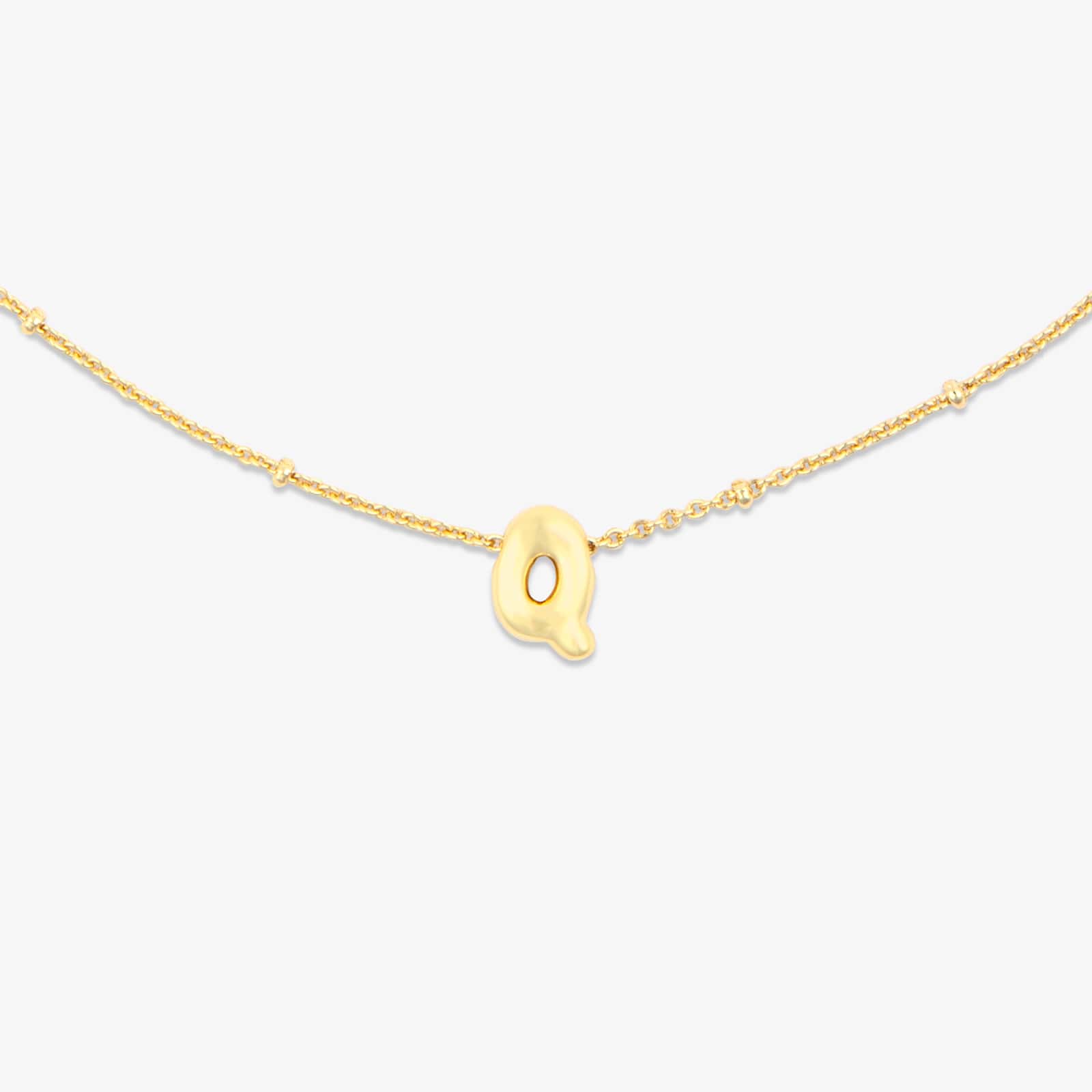 Alphabet Satellite Chain Choker